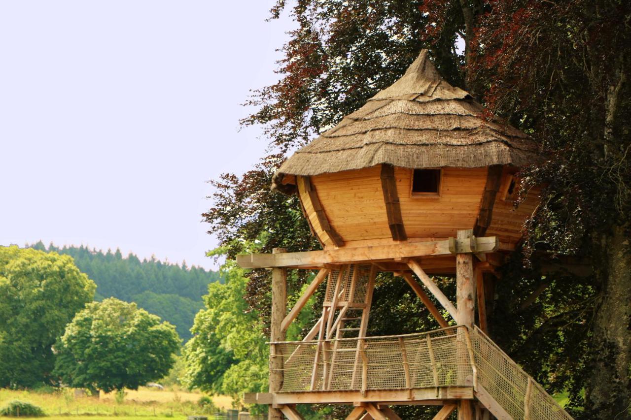 Cabane Perchee Dans Les Arbres Saint-Hilaire-en-Morvan Exterior foto