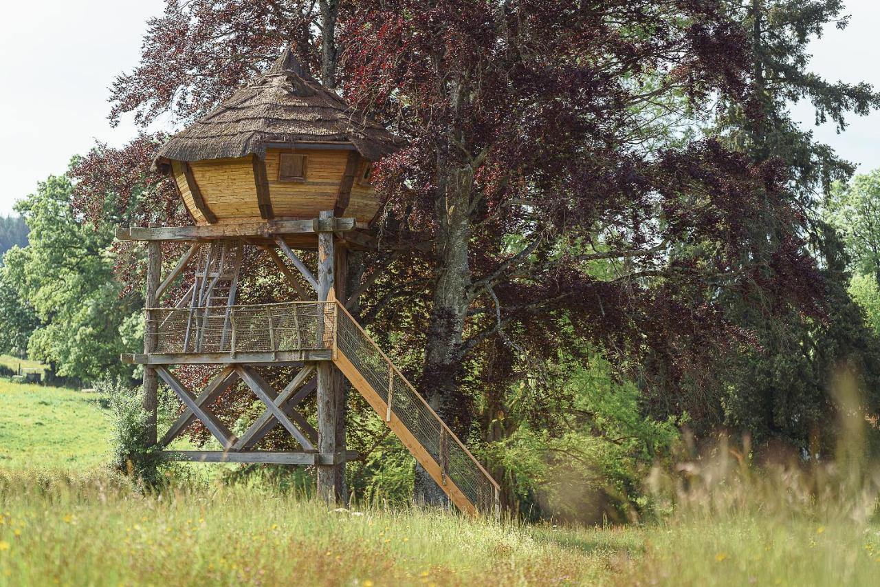 Cabane Perchee Dans Les Arbres Saint-Hilaire-en-Morvan Exterior foto